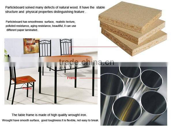 Restaurant dining furniture set general use cheap 1.4m long large dining table