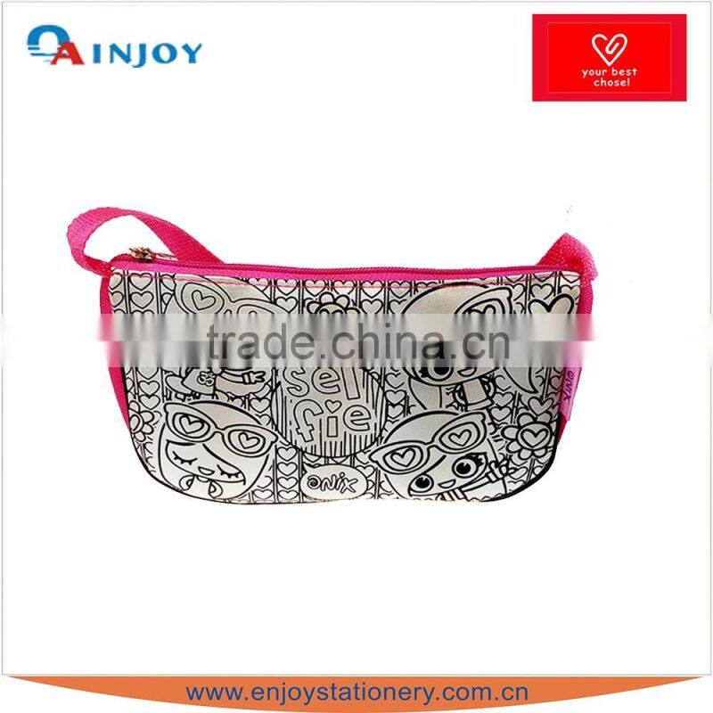 FASHION ME diy kids hang bag shopping bag with 4 color markers