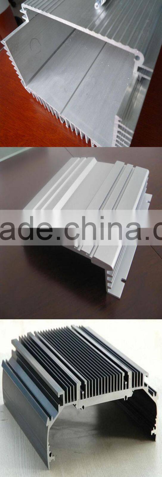 Aluminium extrusion case with heat-sink cover