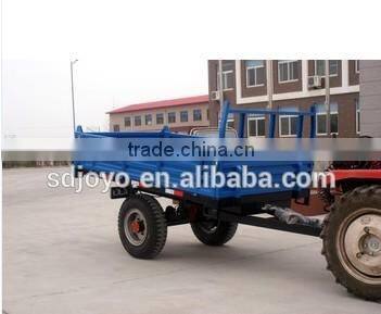 Hot sale single axle tipping farm truck trailer joyo for you