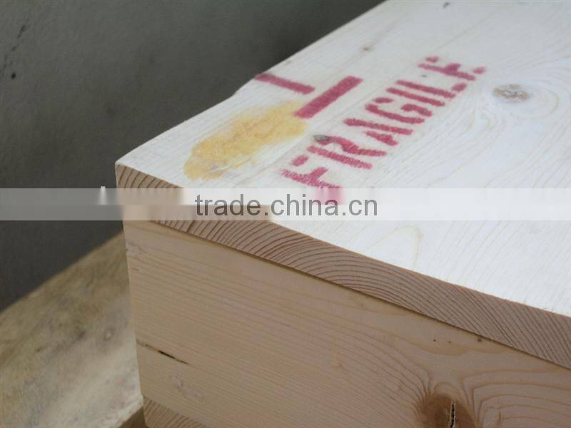 Fantastic vintage industry wood sundries box