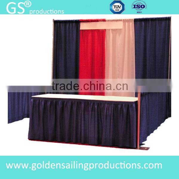 Party decoration pipe and drape backdrop, cheap pipe drape for sale