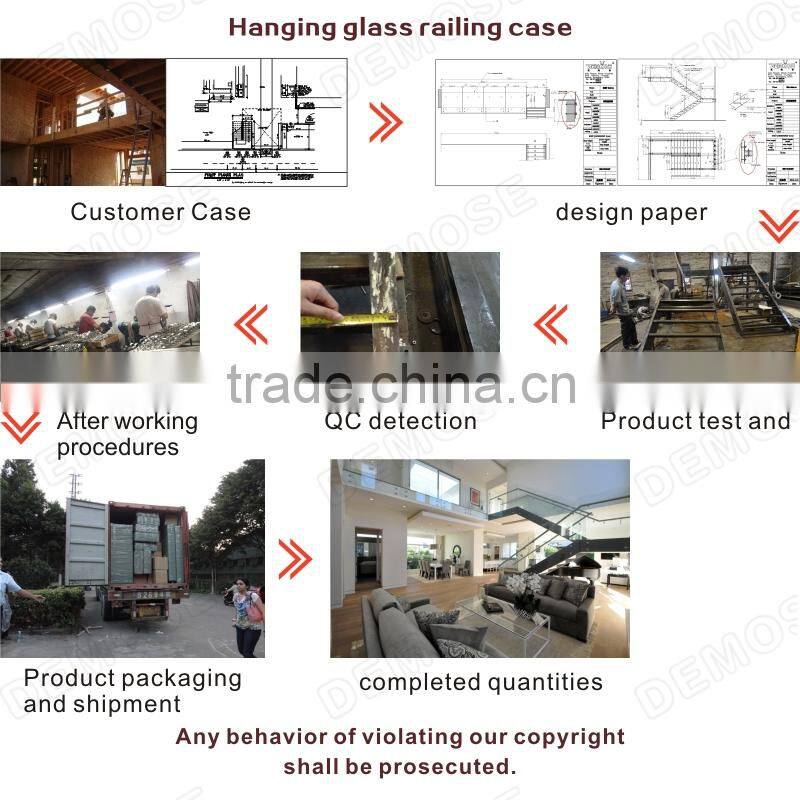 handrail plexiglass/balcony handrail height from demose