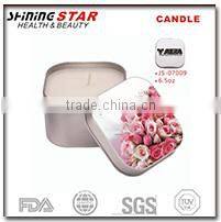 40g china new design scented white candle