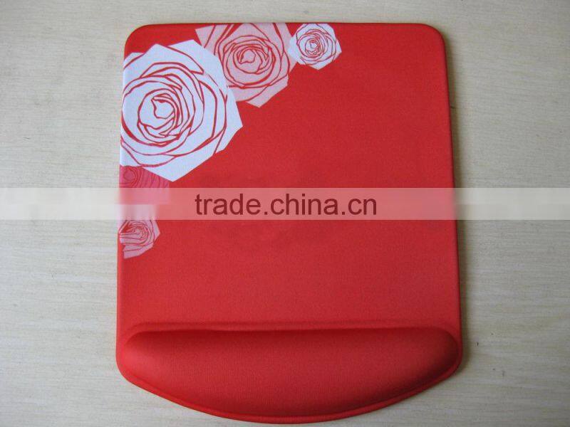 Silk Screen Printed Rubber mouse pad, decorative rubber mouse mat