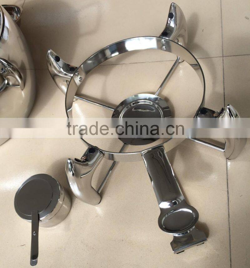 Round buffet induction soup station set W/Glass window lid W/11L bain marie