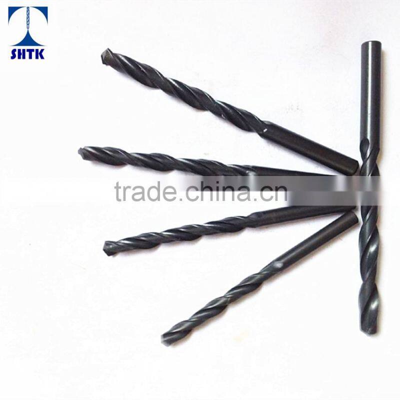 Drill bit, factory sales directly, HSS 4341, Fully Ground twist drill bit, Black Finished
