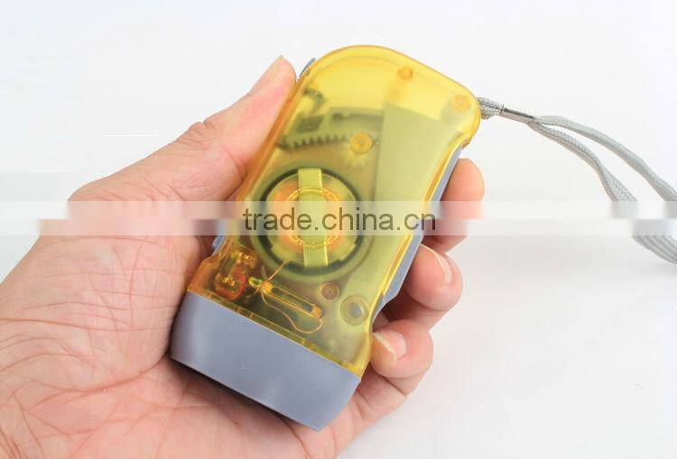 Goread hand crack dynamo flashlight