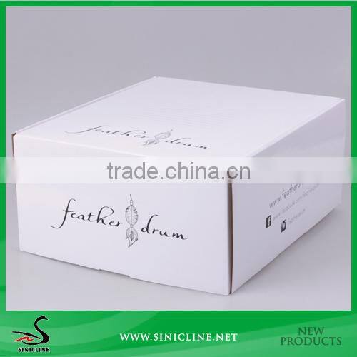Sinicline New Design White Big Size Packaging Box