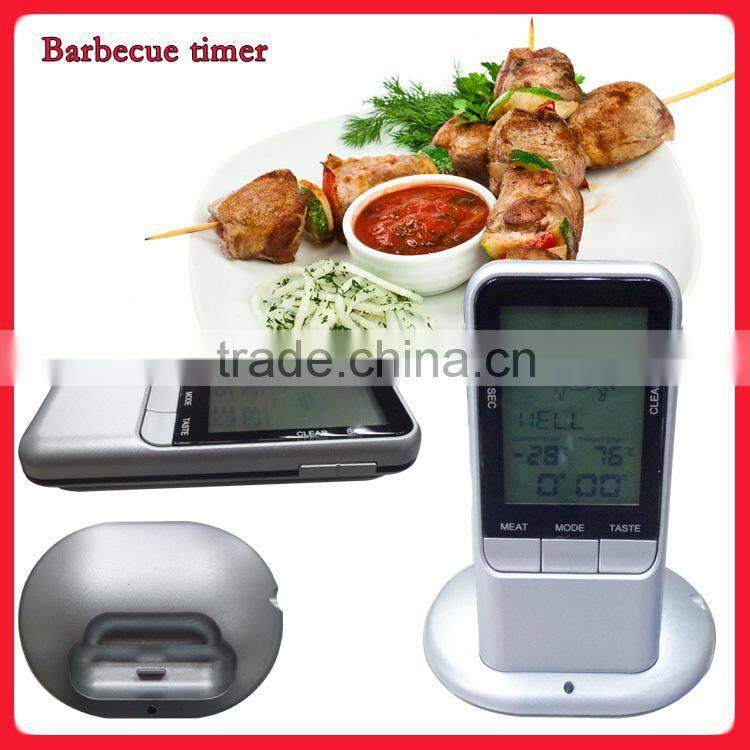 LED Digital food thermometer & BBQ thermometer & Wireless meat thermometer
