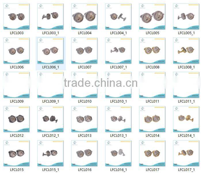 Top selling gold watch cufflink,copper cufflink for women,handmade cufflink