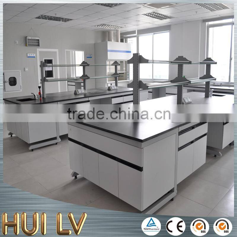 Cheaper price steel wood structure laboratory wall bench