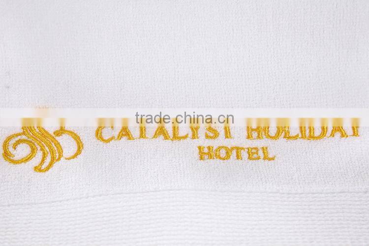 100% cotton 16 spiral white 5 star hotel towels