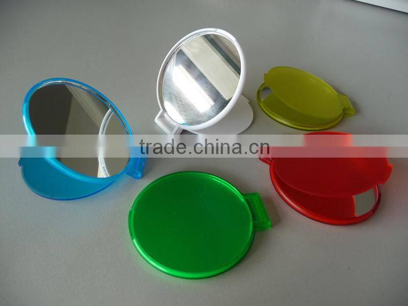 promotion cheapest and popular round plastic comoact mirror