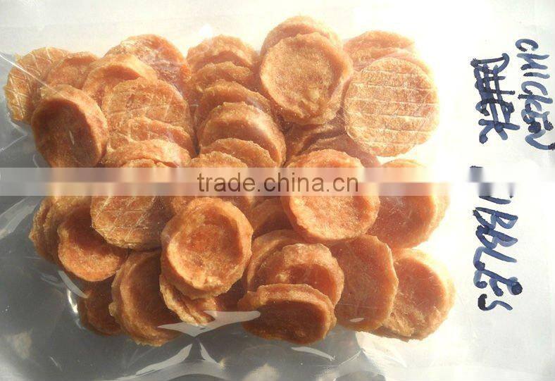 pet treat-Dried chicken 3CM nibbles