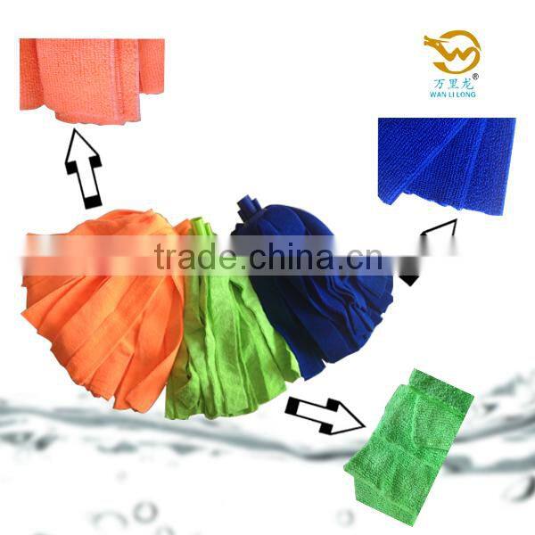 #E300 Euro clean microfiber mop, Plastic socket microfiber mop refill