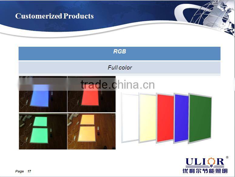 Hotel led lighting Wifi and 2.4G Wireless remote control 600x600 RGB led panel light 2x2 led flat panel 60x60cm