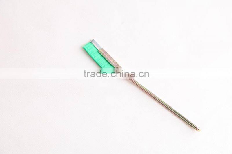 straight hand scratch brushes with handle, length 220 mm or 8 3/5"