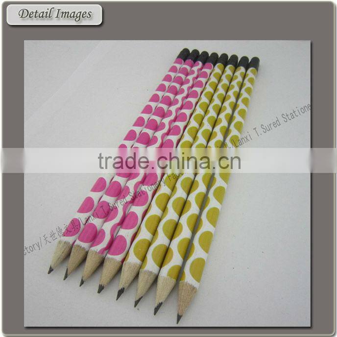 Custom Printed HB Wooden Pencil With Eraser