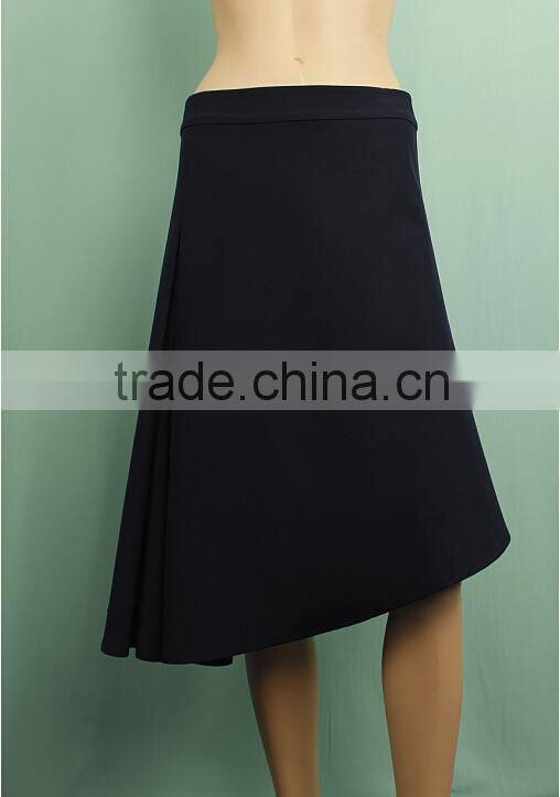 2016 A/W side long pictures short skirts women latest skirt design pictures