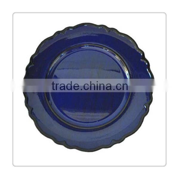 Plastic Wedding Decorative Charger Plates