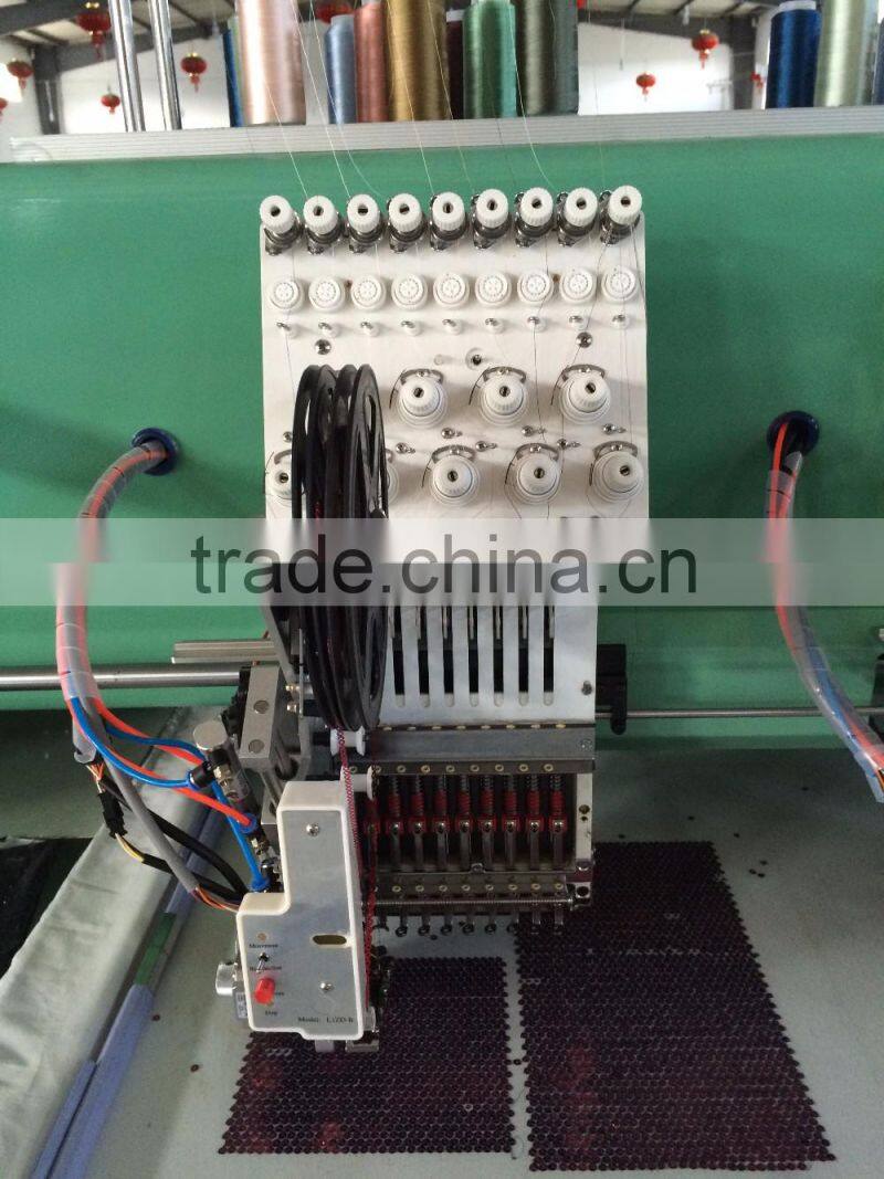 single needle double sequin embroidery machine