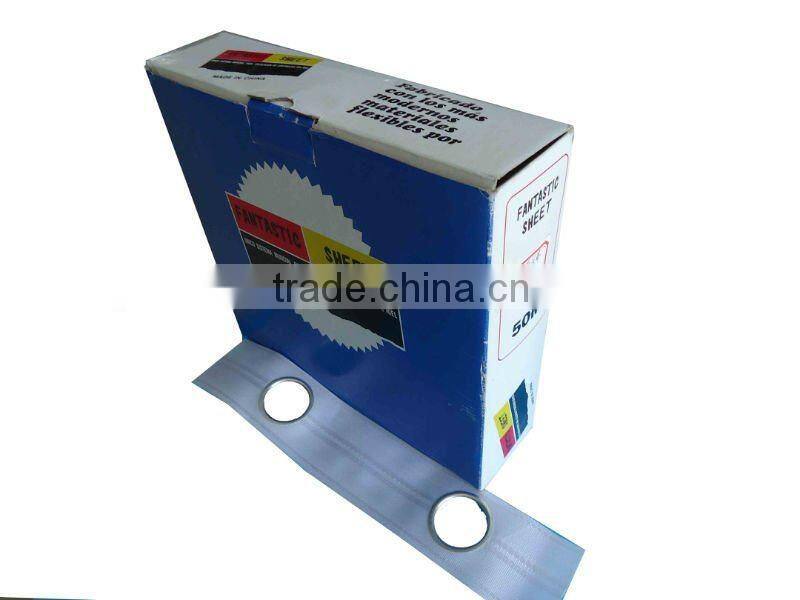 Nylon Eyeleted curtain tape with rings