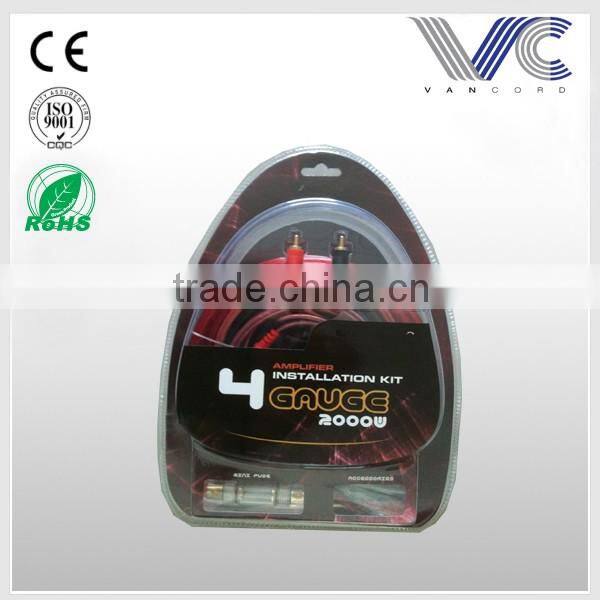 4AWG amplifer car wiring kits cable joint kits made in China