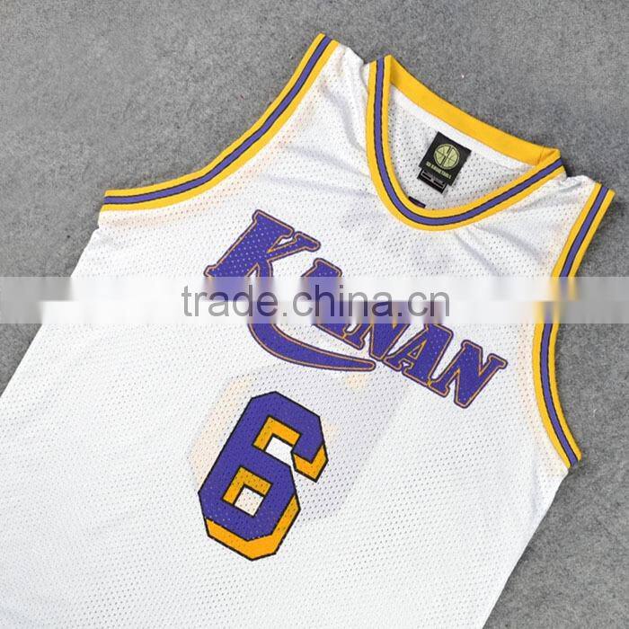 Wholesale blank basketball jersey&basketball jersey logo design