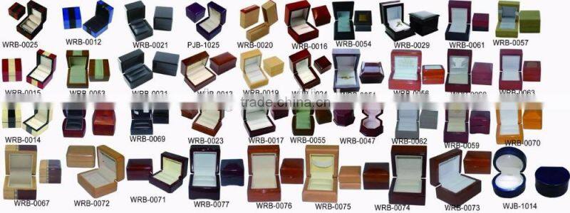 Good quality custom wooden ring jewelry box made in China