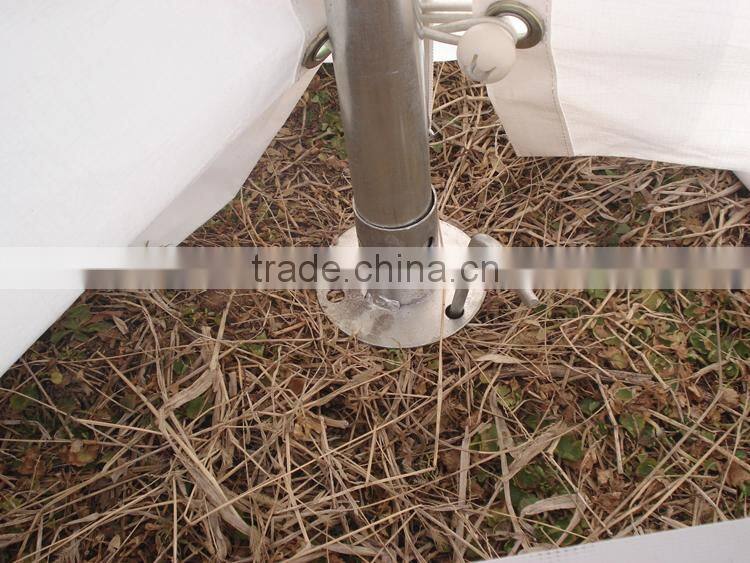 2015 hot selling 4x8m white party tents with PVC cover and strong steel frame
