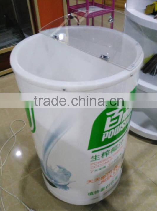 barrel cooler commercial beverage portable cooler with universal wheels