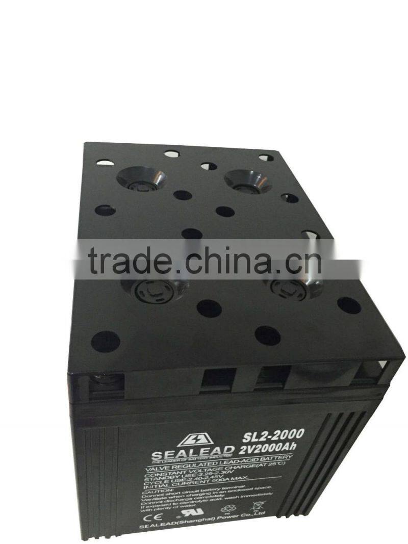 best wholesale websites telecommunication use 2V 2000Ah gel battery