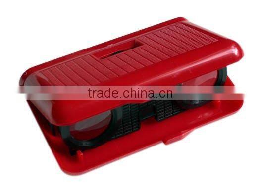 3x25 cassette toy binoculars/kids binoculars toy binoculars plastic binoculars