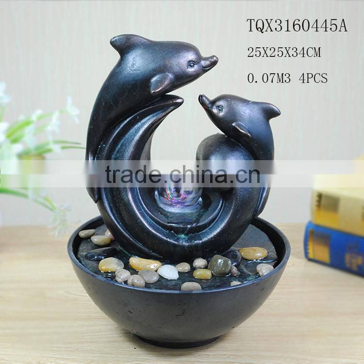 Handmade Polyresin Pet Drinking Water Fountains for Sale