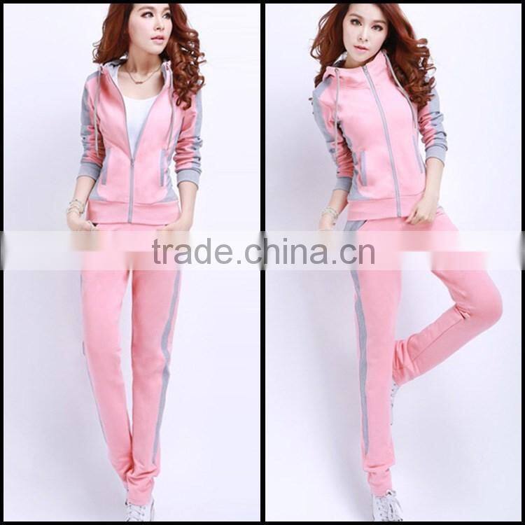 Wholesale 2016 Winter Tracksuit Women Clothing Hoodies Set Letter Print Casual Long Sleeve Sport Suit Costumes Sweatshirt+Pants