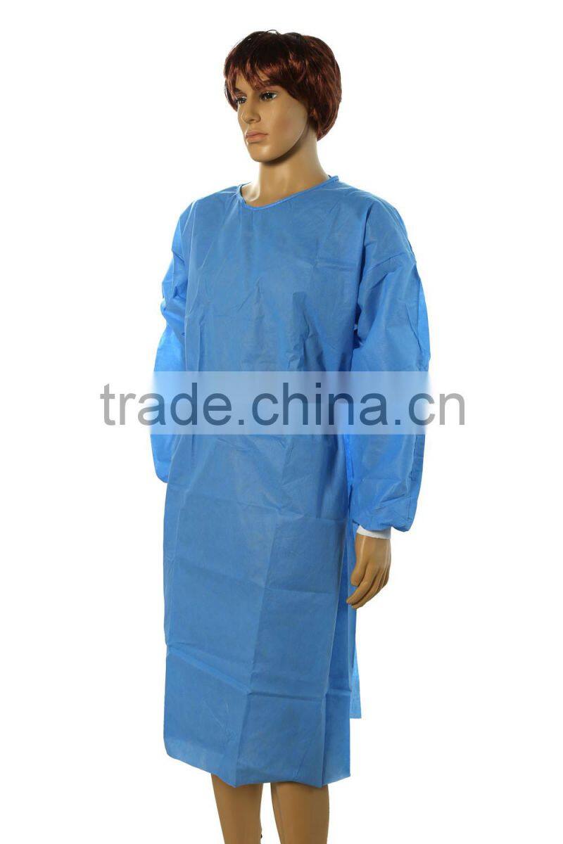 Good Quality SMS Non-woven Isolation Fold Sterile Surgical Gown