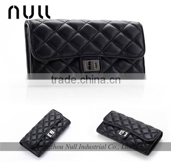 Popular fshion design pu travel leather purse