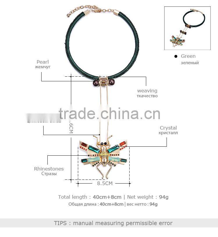 Fashion New Design Hotsale Charm Jewelry Rhinestone Pendant Necklace