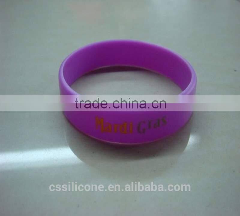FDA food grade silicone bracelets custom rubber bracelets silicone wristbands wholesale fashion gift