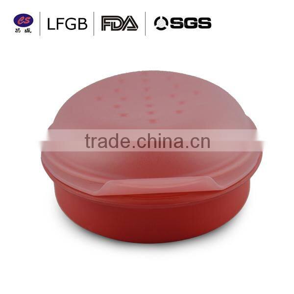 2014 hot sale wholesale factory price customized silicone folding lunch box