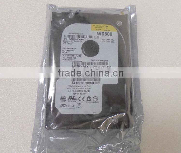 3.5Inch 7.2KRpm 80GB 2MB Cache IDE For Dell 4F797 For WD800BB-75JHC0 Hard Disk Drive