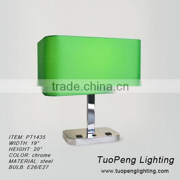 SINGLE TABLE LAMP WHIT OUTLETS
