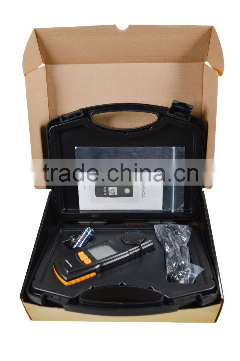 digital light lux meter photoelectric beam detector with USB illuminance tester luxmeter 1-200,000 Lux
