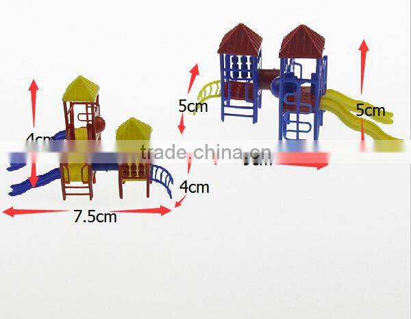 scale resin miniature model game slide equipment for kid toy