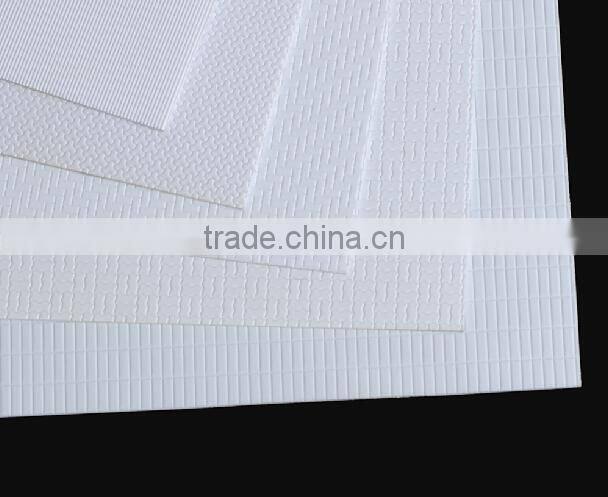 mininature architectural scale model ,ABS plastic sheet, white scale models, outdoor wall plastic model , MS-.0.8*0.2