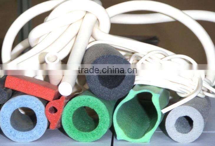 Flame-retardant silicone foam tube,article