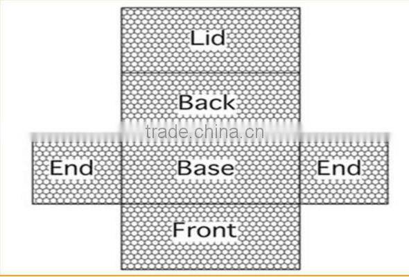 Galvanized/pvc coated hexagonal wire netting / gabion box/ stone cage