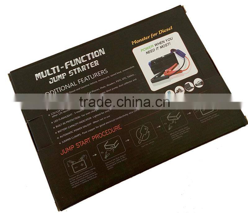 SOS Power Source ---15000mAh multi-function car battery charger