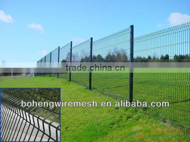 green pvc coated welded wire roll mesh fence